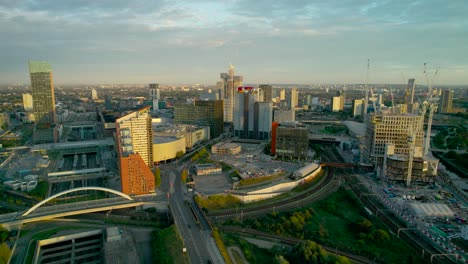 panorama of westfield stratford shopping hub a the city center of london, england