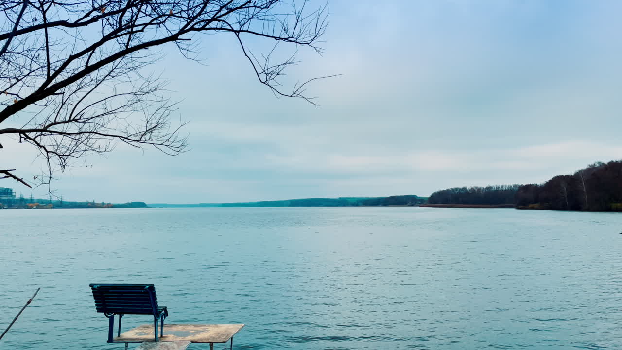 Peaceful Lakeside Scene