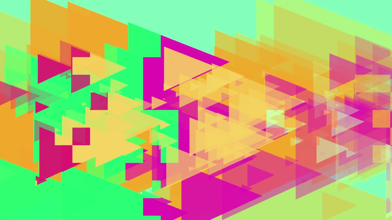 4k 삼각형 추상적인 배경 애니메이션 원활한 루프