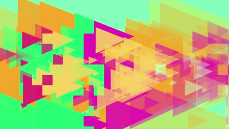 4k triángulos animación de fondo abstracto bucle sin costuras.