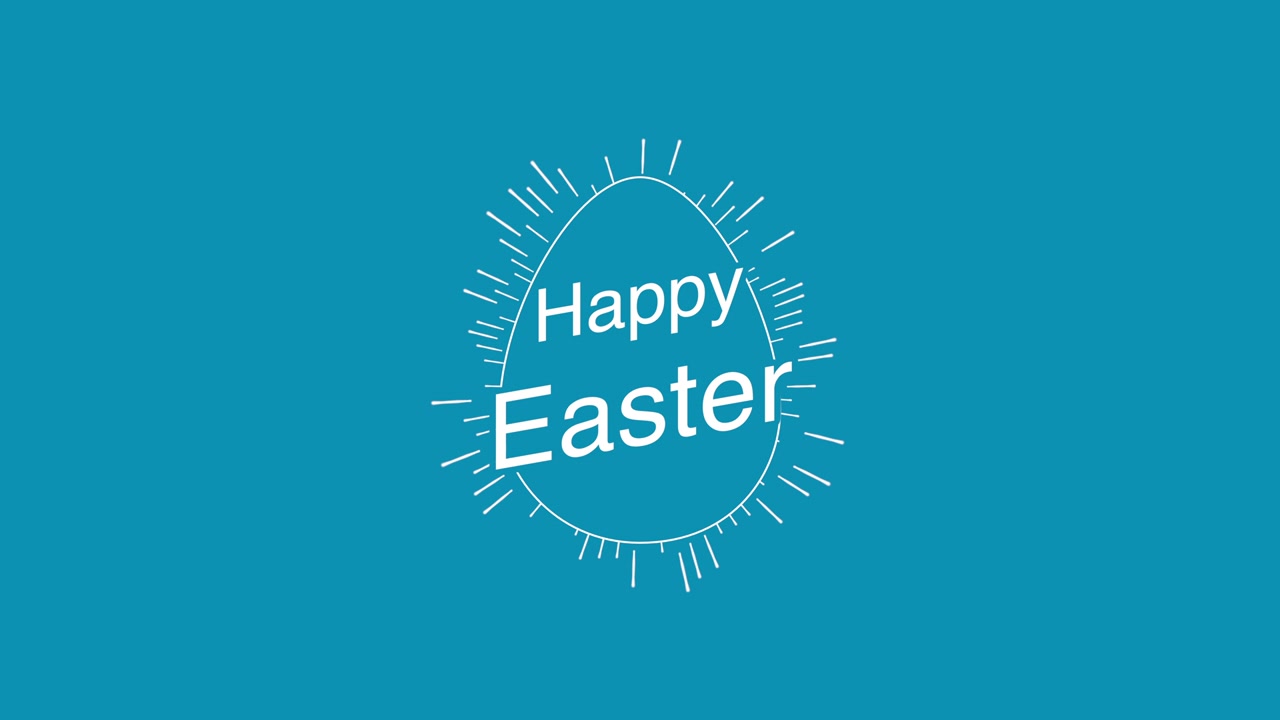 Buona Pasqua con uovo retrò