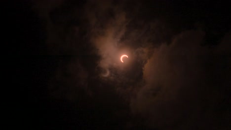 eclipse solar 2023 , cinematográfico de 24 fps con filtro nd variable