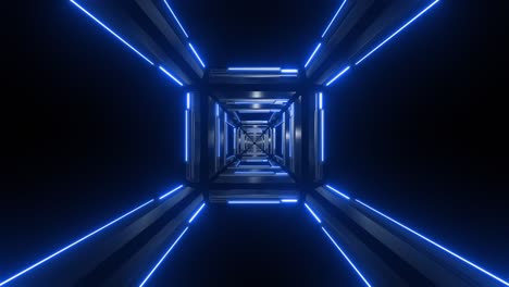 el túnel de neón futurista