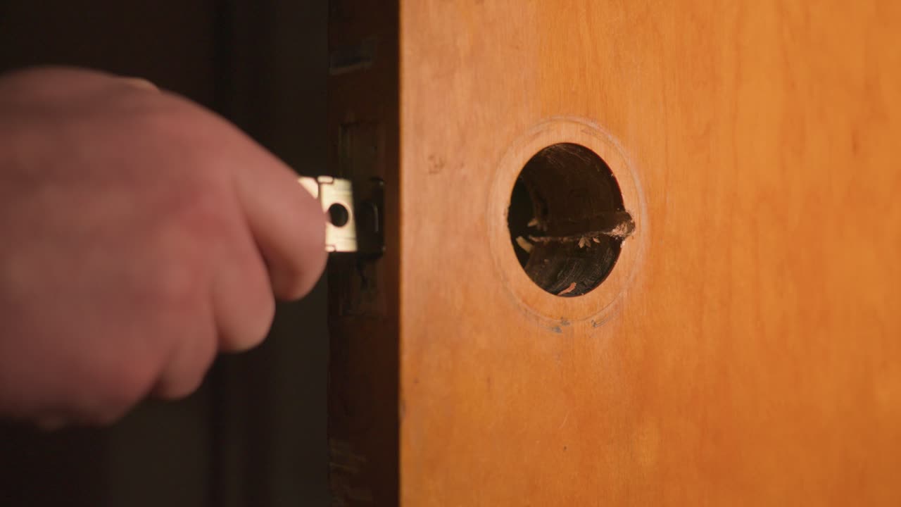 Fit test for new hardware's latch assembly