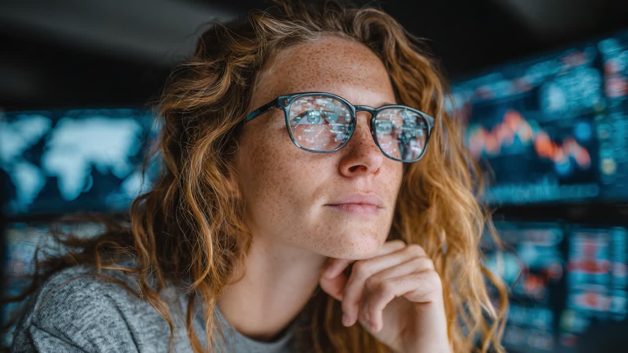 Focused Analysis: A Reflective Individual Studies Market Trends Through an Array of Dynamic Charts and Data Visualizations in a Modern Trading Environment