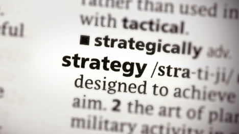 focus on strategy