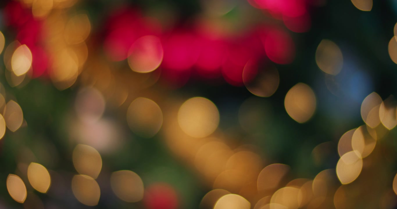 Bokeh festivo di luci di Natale