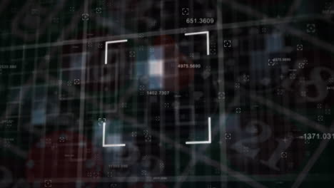 animación del procesamiento de datos en chips