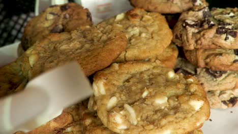 a plate of homemade cookies