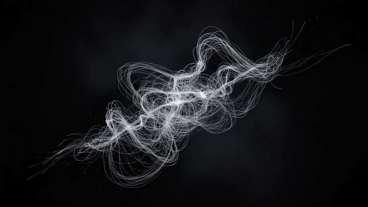 Exploring the Dynamic Beauty of Fluid Motion: An Abstract Representation of Energy and Flow Captured in Two Stunning Frames