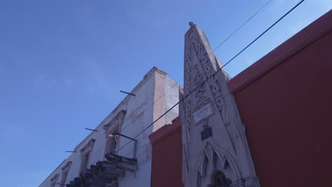 ornate gothic-style building facade in mexico