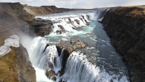 iceland waterfall gullfoss aerial drone 11.mp4