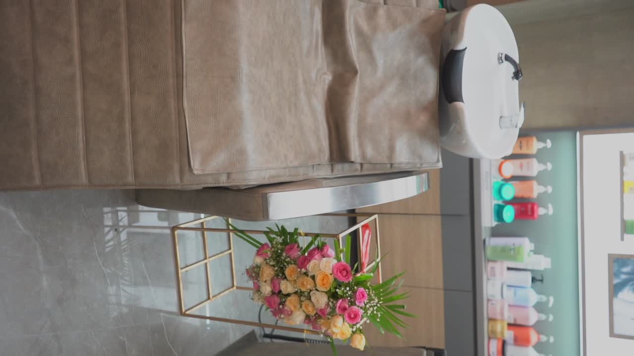 비어 있는 헤어 워시를 위한 살롱의 샴푸 의자