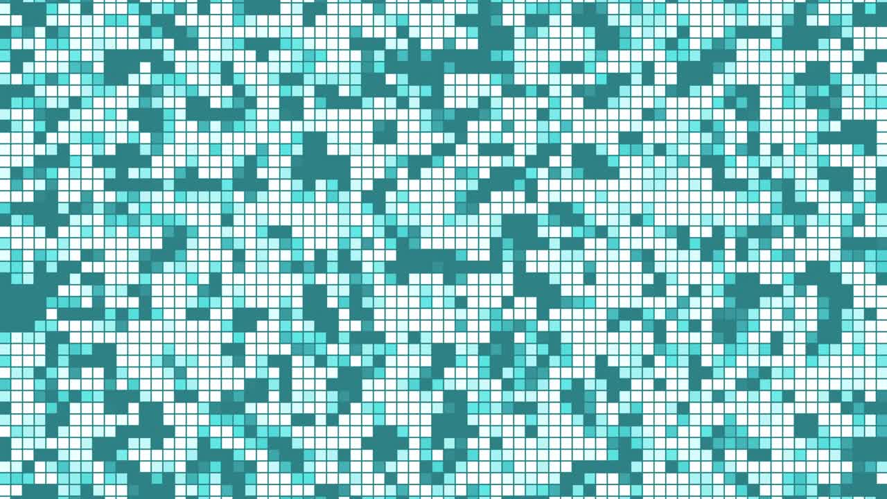 Shining fractal particles animation background