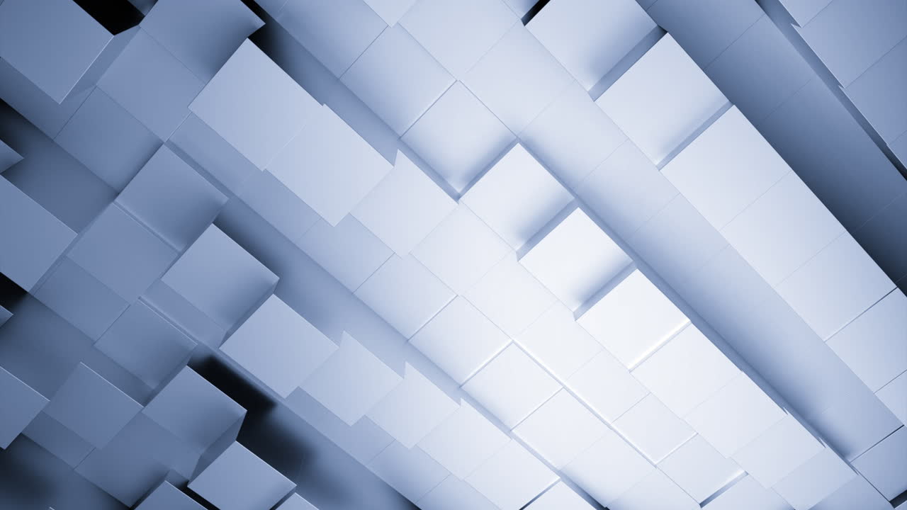 patrón de cubos 3d abstractos