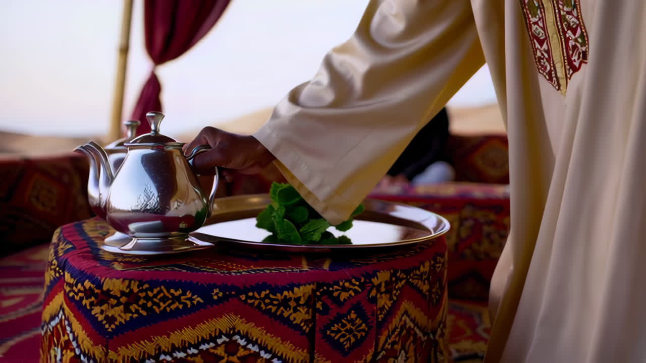 Bedouin Tea Ceremony in the Desert