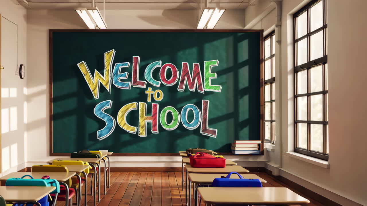 Classroom Welcome Message