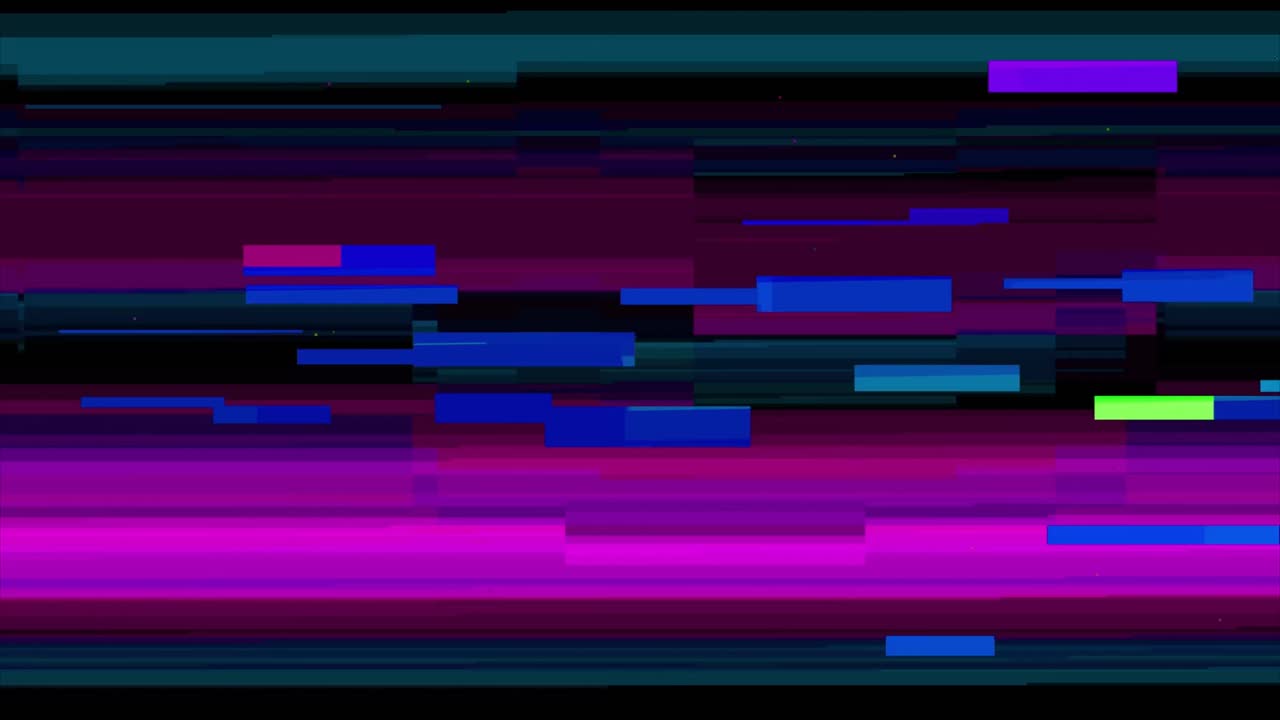 Abstrakt digital glitch-kunst baggrund med farverige blokke