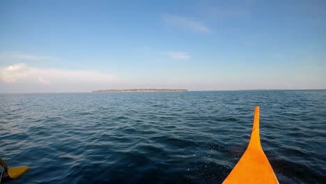 Inselhüpfen-Bootsfahrt-Auf-Einer-Tropischen-Insel,-Philippinen