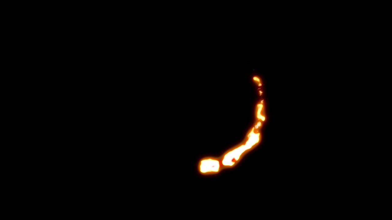 marco en forma de círculo de fuego.