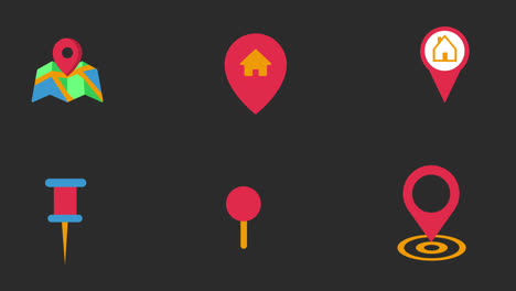 Red-location-map-pin-icon-set-animation-with-Alpha-channel