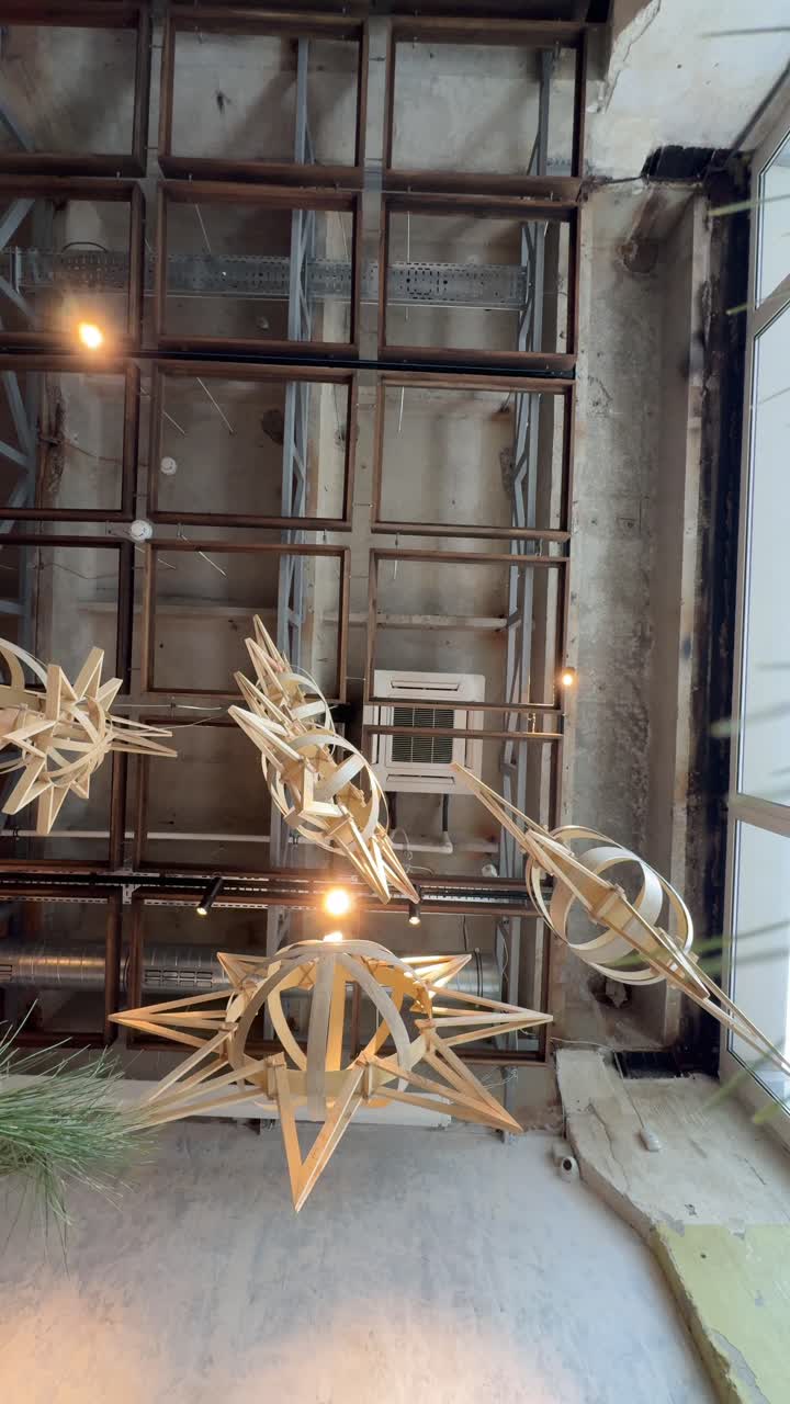 산업 스타일 레스토랑 천장 장식