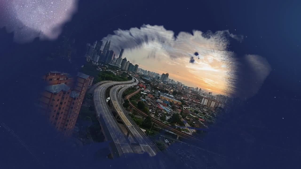 Night Sky Abstract Impressionism