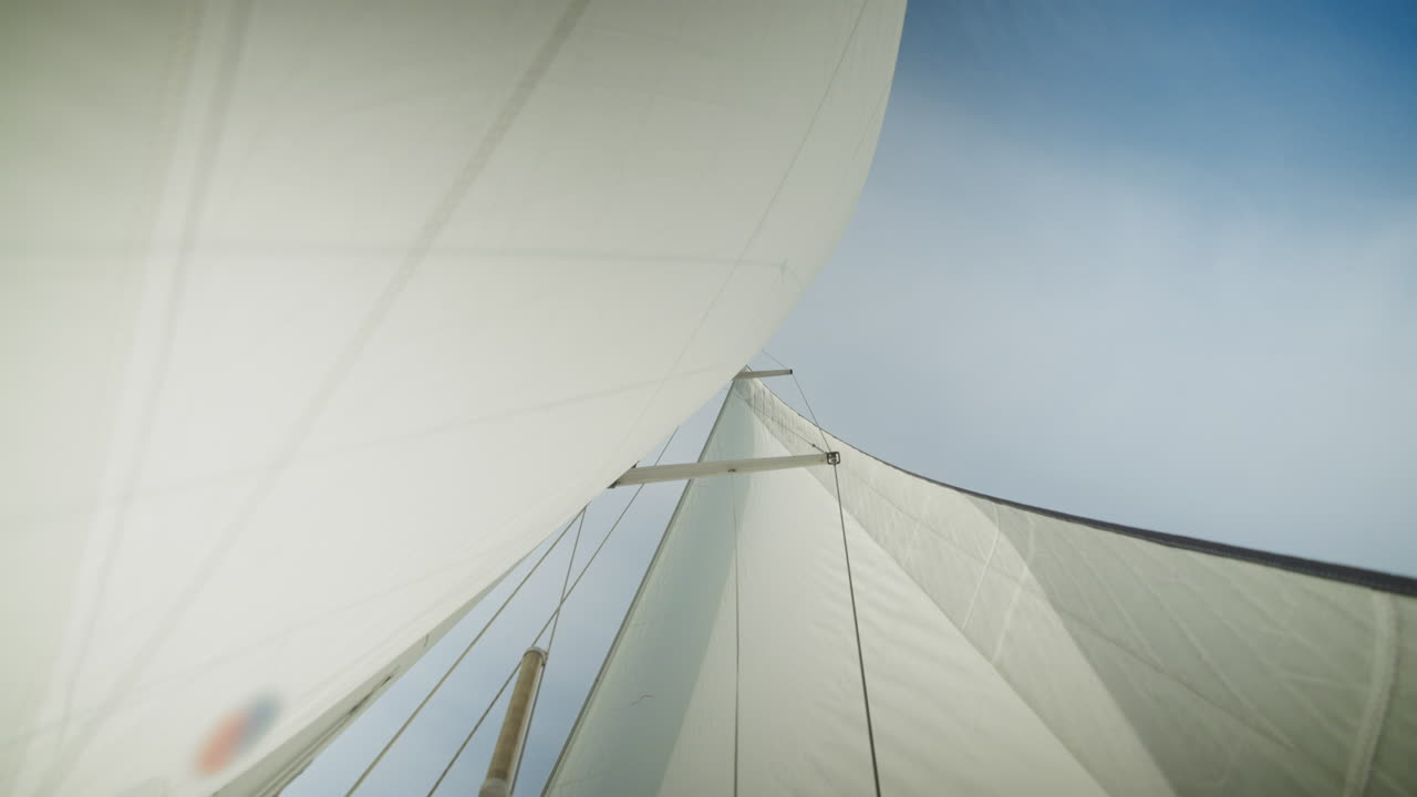 항해 항해의 클로즈업 뷰