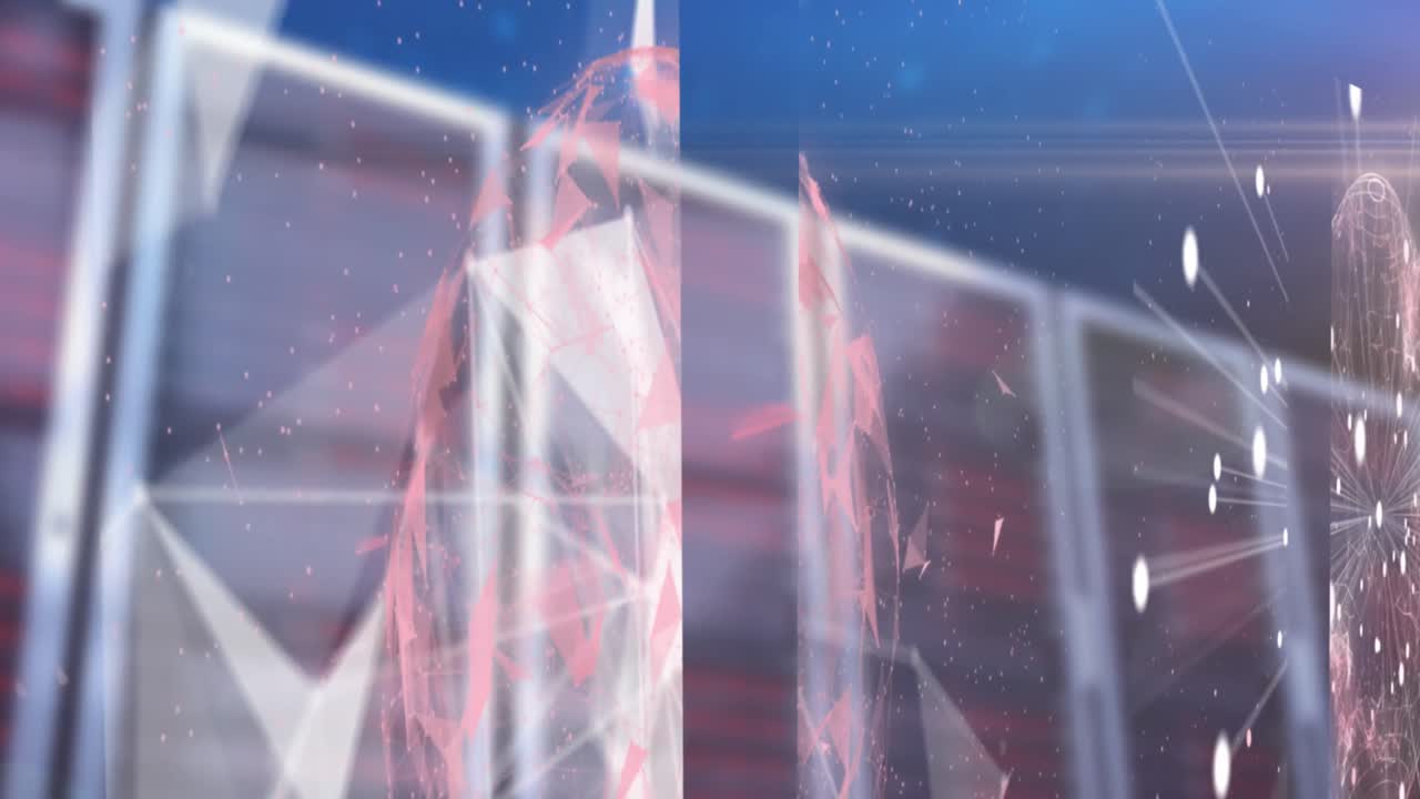 анимация абстрактных форм с помощью глобальной сети и обработки данных через компьютерные серверы