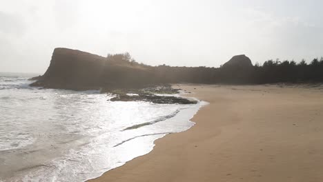 View Tilt of Bãi TắM Hòn Choi Beach and the Sea.