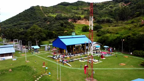 gas transportation facility at samaipata, santa cruz bolivia