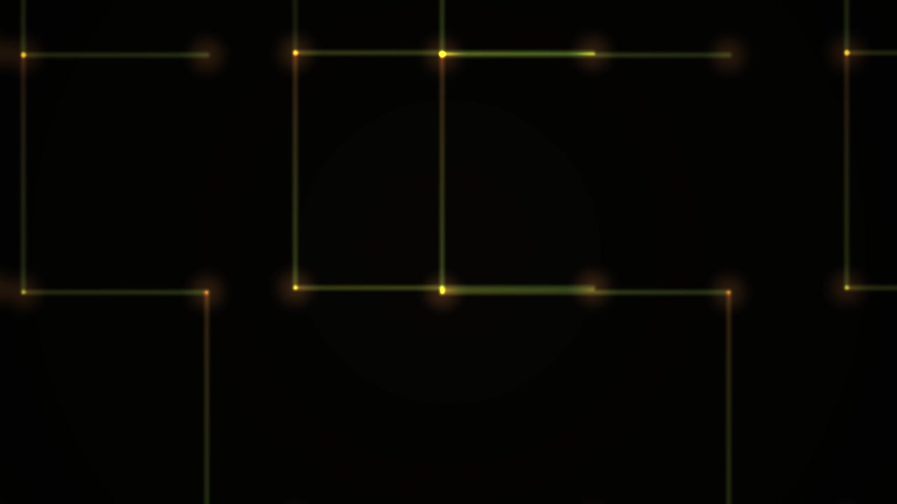 Abstract Glowing Lines Forming a Digital Grid Pattern