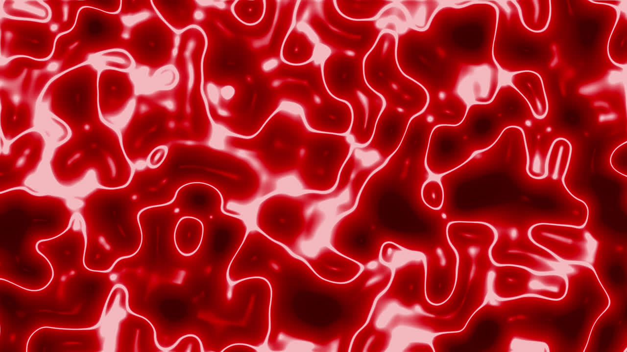 Abstrakt baggrund med glødende rød organisk plasma