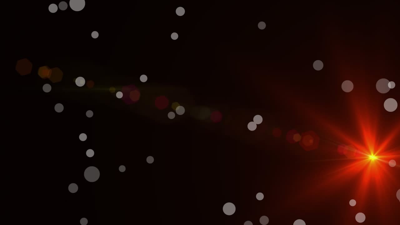 Animation of spots over light spots
