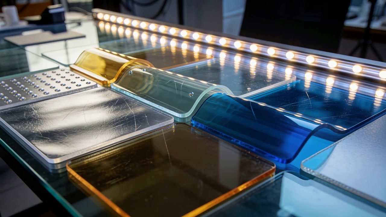 Automated Bending of Colored Glass Sheets in Industrial Laboratory