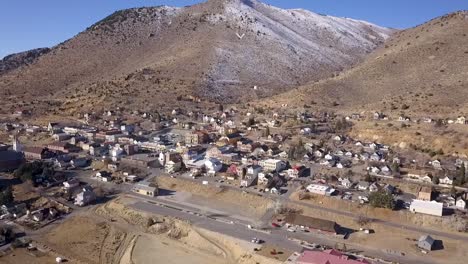 video de drones de ciudad minera de virginia city nevada 1