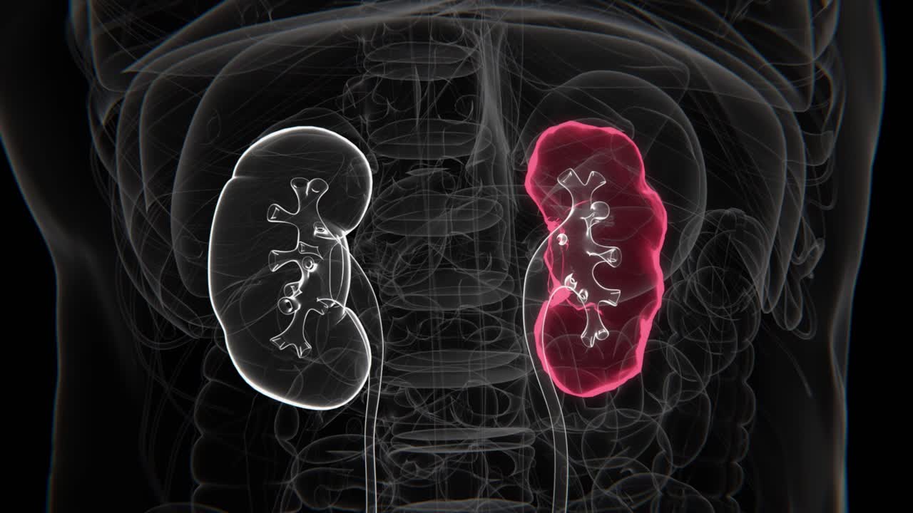 Polycystic Kidney Disease Indication Video | kidney damage in HD Video