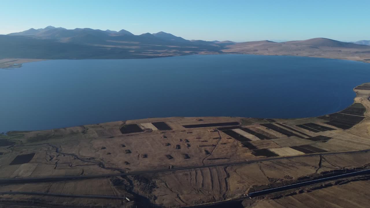 파라바니 호수, 조지아의 가장 큰 호수, samtskhe-javakheti 지역