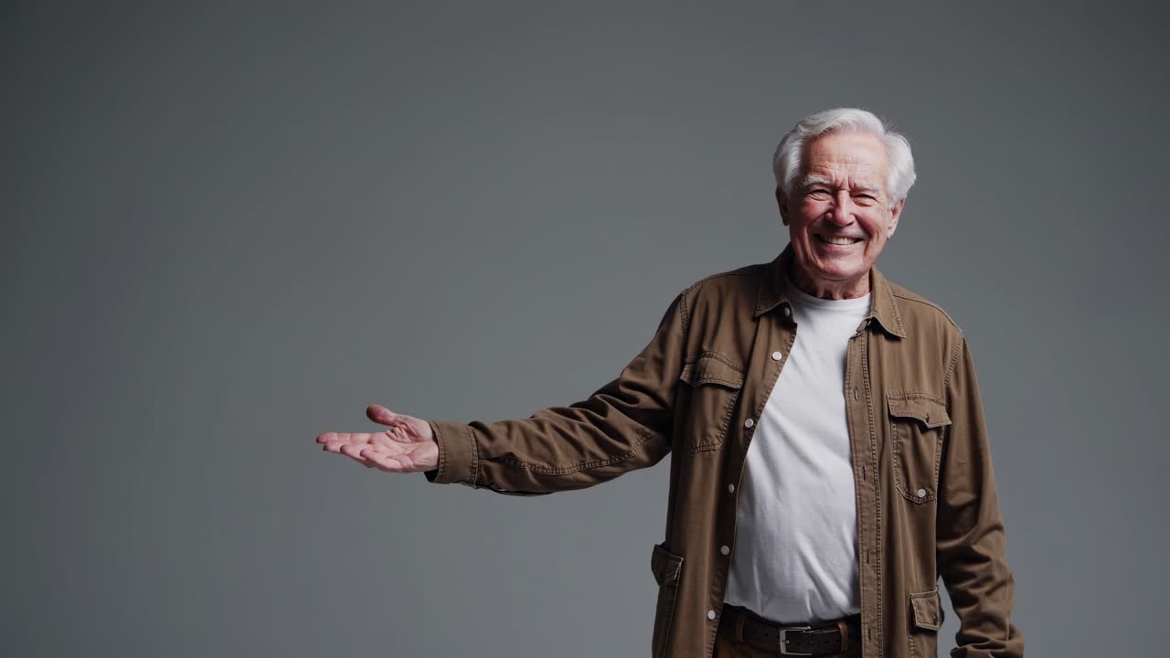 Senior Man Giving a Thumbs Up
