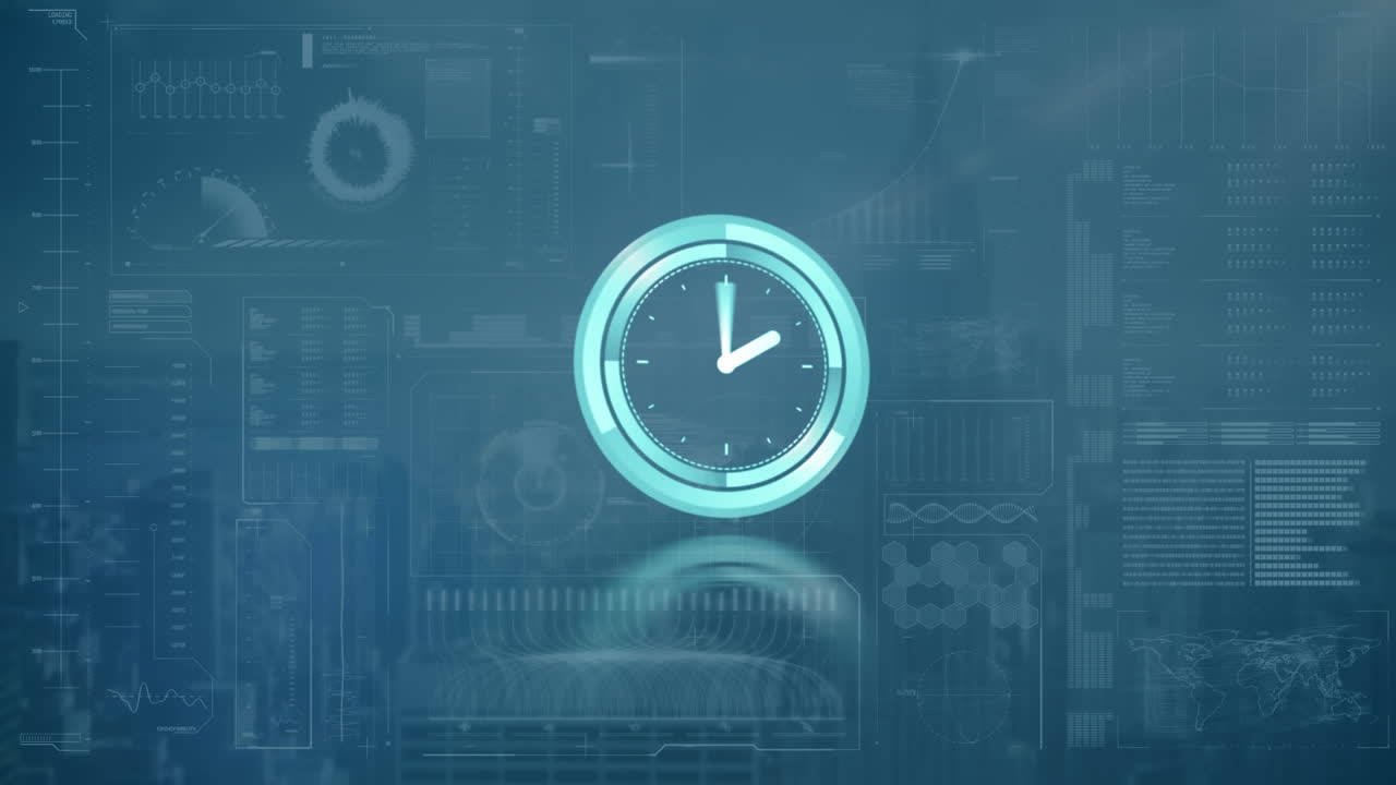 Clock moving and data processing