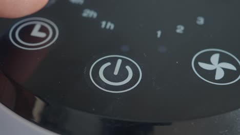 ajuste de un temporizador de ventilador