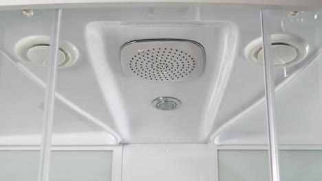 modern shower ceiling detail