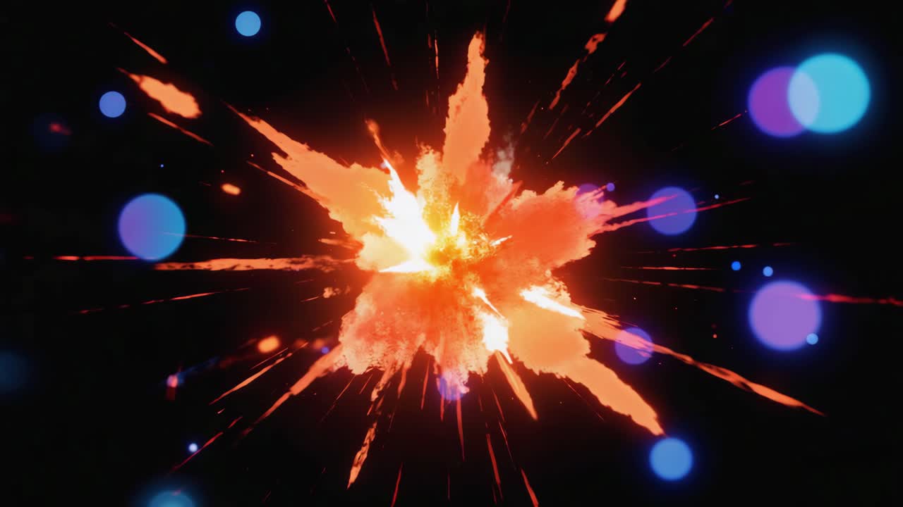 explosión abstracta