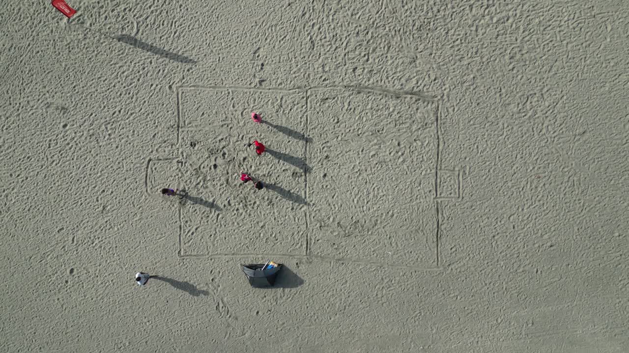 fútbol de playa en la región de papudo de valparaíso