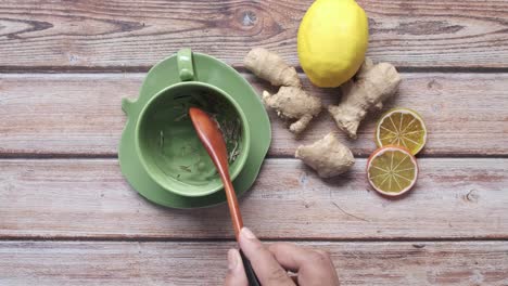 ginger lemon tea