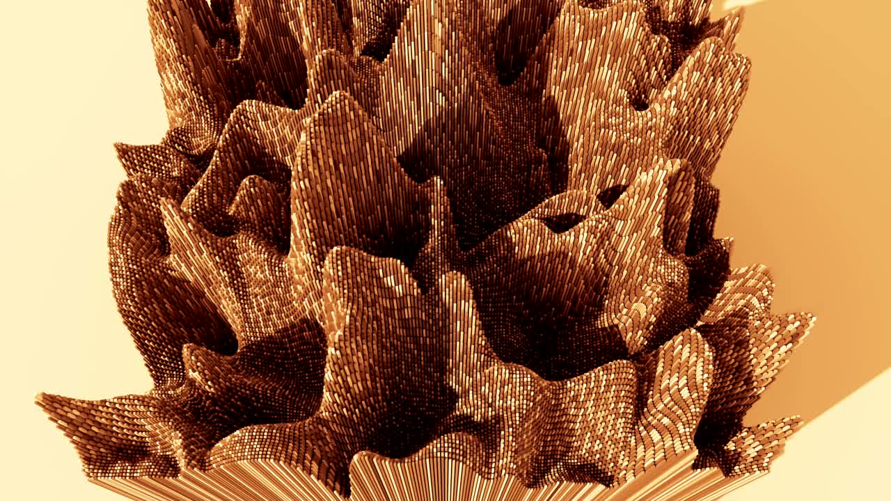 4k 미니멀리즘 큐빅 디자인