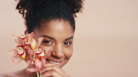 Beauty,-flower-and-woman-for-natural-skincare