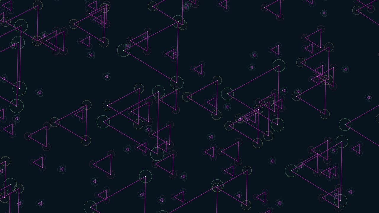 рисунок треугольников и кругов