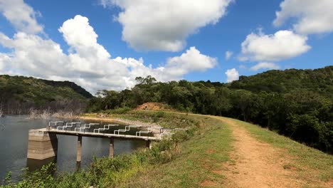 Dam-of-a-small-tank-for-saving-water-for-the-dry-season