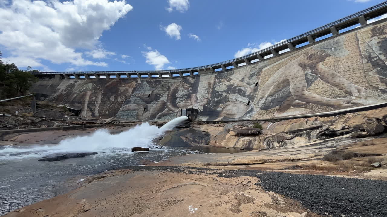 Wellington National Park - Wellington Dam Mural Titled Reflections In Collie, Western Australia